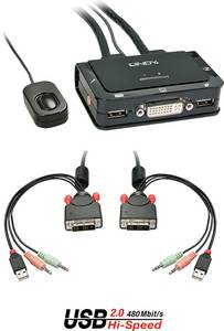 Lindy 42341 DVI-KVM-Switch