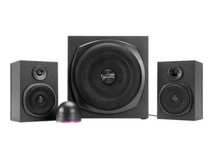  SPEEDLINK GRAVITY LT 2.1 Subwoofer System Lautsprecher, Schwarz 