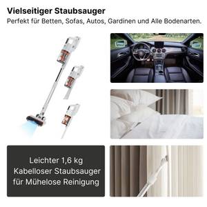 KB Elements Hand-und Stielstaubsauger KB-ELEMENTS Kabelloser Staubsauger, Akku Staubsauger, 400 Watt, 1,6 Kg, 400,00 W, Beutellos, Beutellos, Bürstenloser Motor, 90-180 grad Bodenbürste, 1,6 Kg 