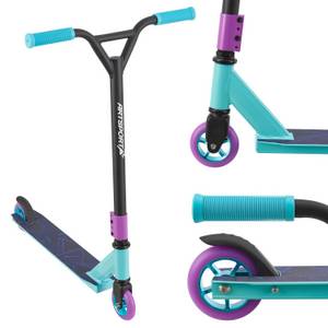 ArtSport Stunt Scooter Red Smoke - Trick Roller für Kinder & Jugendliche - Tretroller Blau Schwarz 