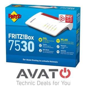 Avm FRITZBox 7530 VDSL DSL Modem MESH DUAL WLAN GIGABIT Router *HÄNDLER* 