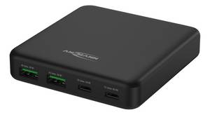 Ansmann USB-Ladegerät Desktop Charger DC465PD, 4-fach USB Ausgang 