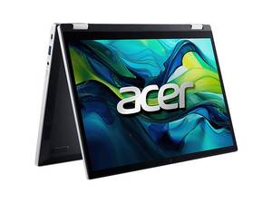  ACER Aspire Go Spin 14 (AGSP14-31PT-38DP), Notebook, mit Zoll Display Touchscreen, Intel® Core™ 3 N355 Prozessor, 8 GB RAM, 512 SSD, Onboard Graphics, Pure Silver, Windows 11 Home (64 Bit) 