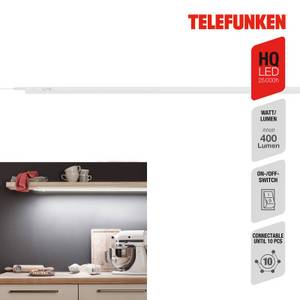 Telefunken LED-Unterbauleuchte Hephaistos, weiß, Länge 117 cm