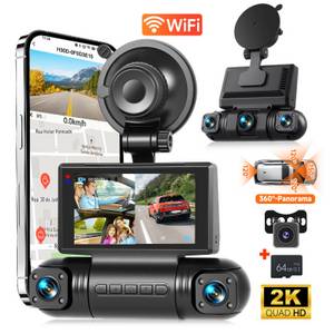 Hikity Dashcam Auto, 3 Zoll 2K 
