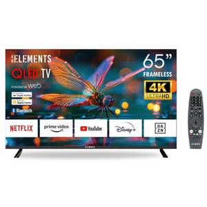 KB Elements ELT65QL7DE OLED-Fernseher (165,00 cm/65 Zoll, 4K Ultra HD, Smart-TV, QLED, 4K UHD, HDR10+, webOS Betriebssystem, Magic Fernbedienung) 