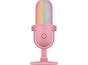  RAZER Seiren V3 Chroma - RGB-USB Tap-to-Mute Mikrofon, Quartz 