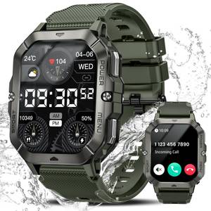 Sanorum Smartwatch Herren Militärische mit Telefonfunktion & Da GPT...