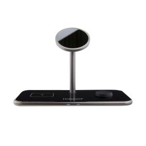 Intenso 3in1 Magnetic Wireless Charger MB13 - Induktive 3in1 Ladestation, Schwarz 