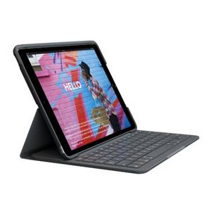 Logitech Slim Folio Hülle und Tastatur für Apple iPad 10,2