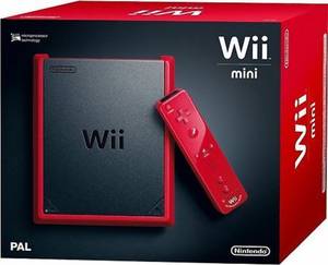 Nintendo Wii Mini [inkl. Remote Plus und Nunchuk] rot 