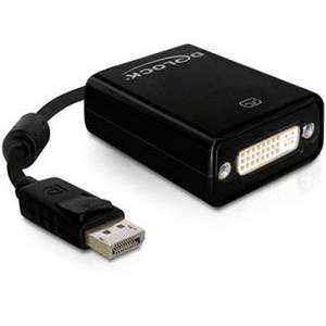 Delock 61847 Adapter Displayport Stecker > DVI 24+5 Buchse DisplayPort-Adapter
