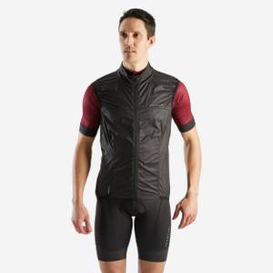 Van rysel Fahrradweste Rennrad ultralight RR 500 Herren schwarz 