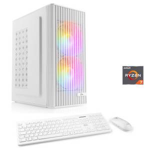 Csl Spectrum V28321 PC (AMD Ryzen 7 5700X, GeForce RTX 3050, 32 GB RAM, 1000 GB SSD, Luftkühlung) 
