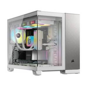 Corsair Geh mATX 2500X (Tempered Glass) Midi-Tower PC-Gehäuse Grau, Weiß 