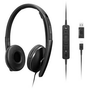 Lenovo Gen 2 On Ear Headset kabelgebunden Schwarz Mikrofon-Rauschunterdrückung