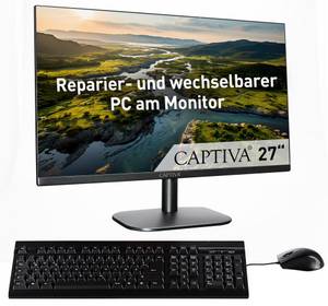 Captiva All-In-One Power Starter I84-857 All-in-One PC (27 Zoll, Intel® 100U, -, 16 GB RAM, 2000 GB SSD, Luftkühlung) 