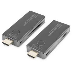 Digitus DS-55323 HDMI-Funkübertragung (Set) 30 m 3840 x 2160 Pixel integrierte LED-Anzeige, mobile Variante 