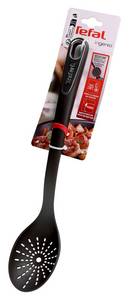 Tefal Salatbesteck  K2060314 Gemüselöffel, Spülmaschinengeeignet, Schwarz/Rot 