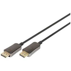 Digitus AK-340107-200-S DisplayPort Adapter [1x DisplayPort Stecker - 1x DisplayPort Stecker] Schwarz DisplayPort 1.2, DisplayPort 1.4 20.00 m 