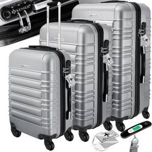 Kesser ® 3er Reisekoffer Set Trolley Hartschale Flugzeugkoffer Kabinentrolley Hartschalenkoffer Koffer M-L-XL 