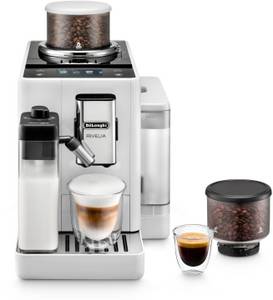 Delonghi De'Longhi Kaffeevollautomat Rivelia EXAM440.55.W, zwei...