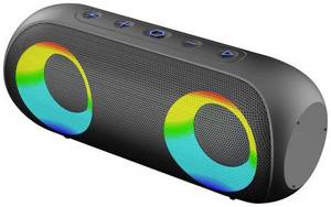 Ryght TOOGO-L Bluetooth® Lautsprecher AUX, Freisprechfunktion, tragbar, wasserdicht Schwarz 