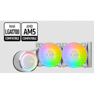 Msi MAG Core Liquid E240 CPU Komplettwasserkühlung für AMD und Intel CPU white 