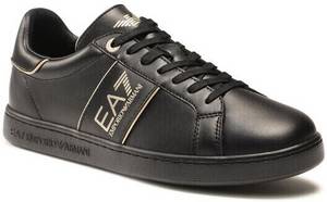 Emporio Armani EA7 (X8X102 XK346) triple black/gold Low-Top-Sneaker