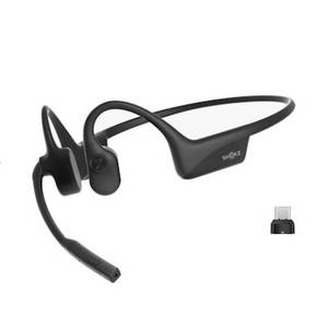Shokz OpenComm2 2025 UC Knochenschall-Headset schwarz inkl. USB-C Dongle 