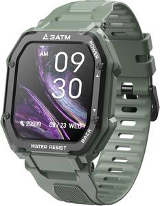 findtime Smartwatch (1,69 Zoll, Android, iOS), mit 24 Modi, wasserdicht, 3 ATM, Herzfrequenzmonitor, Fitness Tracker 