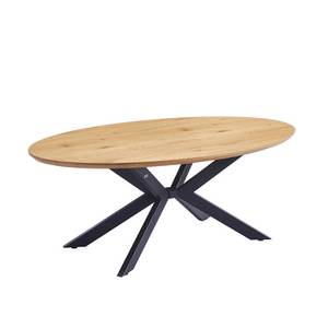Home Deluxe Esstisch Oval AVENTIS inkl. Sternfuß - 200 x 120 cm - versch. Farben - Light Oak 