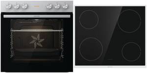 Gorenje Set CX bas Herdset bestehend aus BC6715E02XK + ECD641BX edelstahl + edelstahl / A 