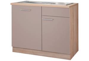 Wiho KÜchen wiho Küchen Spülenschrank Montana, 110 cm breit, inkl. Tür/Griff/Sockel für vollint. Geschirrspüler 