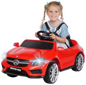 Actionbikes Motors Kinder Elektroauto Mercedes AMG GLA45 Lizenziert rot 