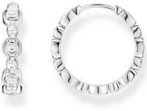 Thomas Sabo Creolen Kreise mit weißen Steinen (CR714-051-14) Creole