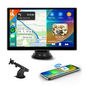 Hikity Wireless CarPlay Android Auto,9-Zoll Autoradio mit Bluetooth FM OTA Autoradio 