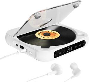ibettertec Tragbarer CD-Player mit Bluetooth 5.3,mit 