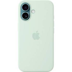 Apple Silikon Case Silikon Case  iPhone 16 Aquamarin Induktives Laden, MagSafe kompatibel, Stoßfest MDGP4ZM/A 