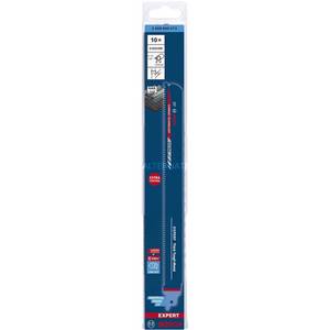 Bosch Accessories 2608900372 EXPERT ‘Thick Tough Metal’ S 1255 CHC Säbelsägeblatt, 10 Stück Sägeblatt-Länge 300 mm 10 St. 