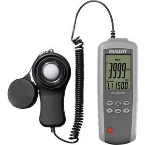 Voltcraft MS-200LED LED-Luxmeter 0 - 400000 lx 