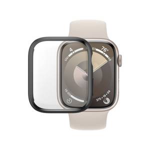 Panzerglass (TM) Displayschutz Full Body Apple Watch Series 9 mit D3O | 45mm | Schwartz (Transparent) (Versandkostenfrei) 