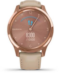 Garmin vívomove Luxe roségold/beige Hybrid Smartwatch