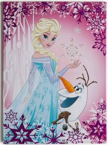 Disney Leinwandbild Frozen Elsa & Olaf, (1 St.) 