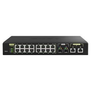 Qnap QSW-M2116P-2T2S 90 Watt 10GbE PoE++ und 30 Watt 2,5GbE PoE+ Managed Switch 