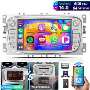 ESSGOO 7'' Android 14 Für Ford 