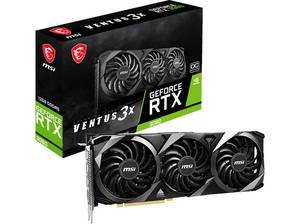 Msi GeForce RTX 3060 VENTUS 3X OC 12GB Single GPU Grafikkarte