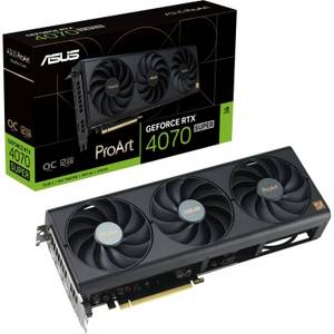 Asus ProArt GeForce RTX 4070 SUPER OC Grafikkarte - 12GB GDDR6X 