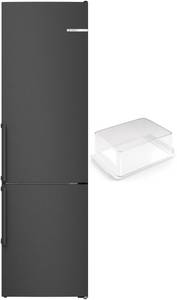 Bosch MKK69GNXAO Kühl-/Gefrierkombination bestehend aus KGN39VXAU + KSZGGM00 schwarzer stahl / A 