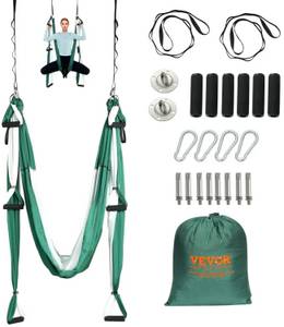 VEVOR Kit Yoga Hammock green Nylon